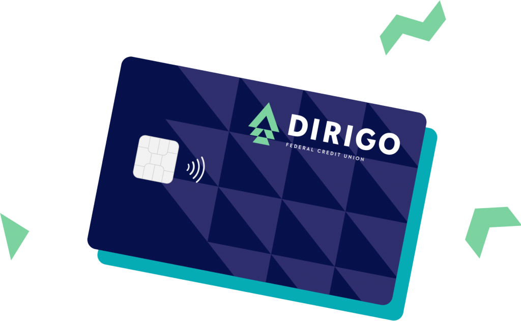 illustration of a dirigo debit card
